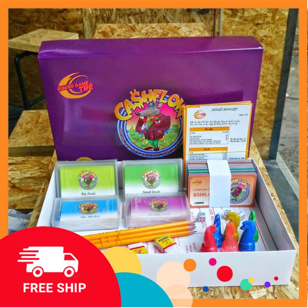 Trò Chơi Tài Chính Cash Flow 101 Tiếng Việt Chất Lượng Cao - Legovn