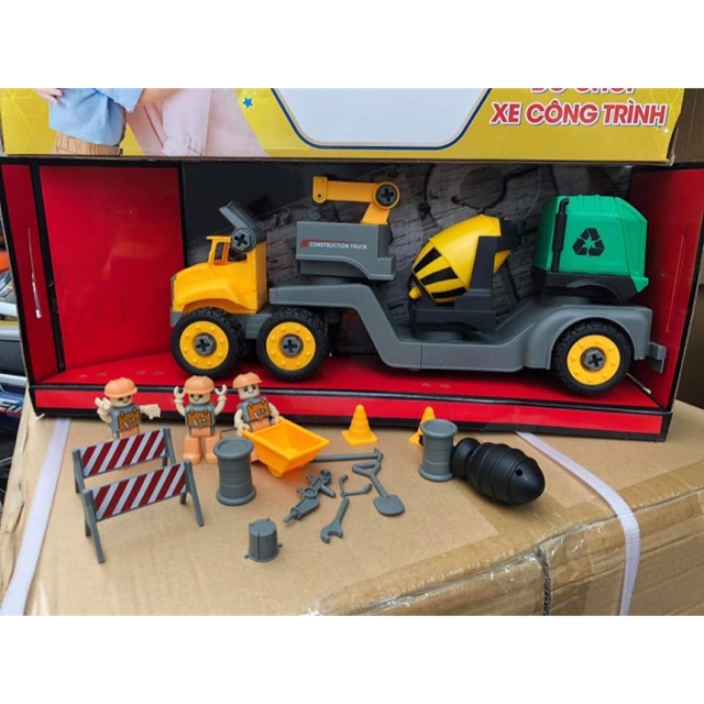 Đồ chơi lắp ráp xe công trình