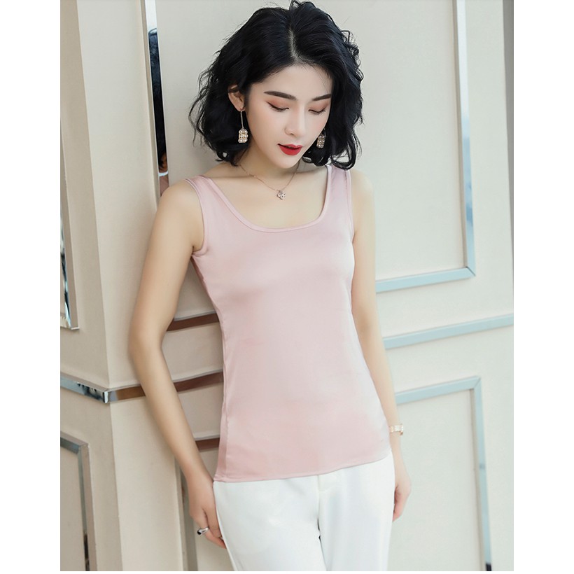Áo Lót dây mặc vest Titishop AOL63 Hồng