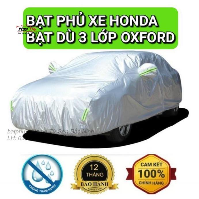 Bạt Phủ Ô Tô Honda CRV, Brio, City, Civic, HRV, Accord, Jazz...