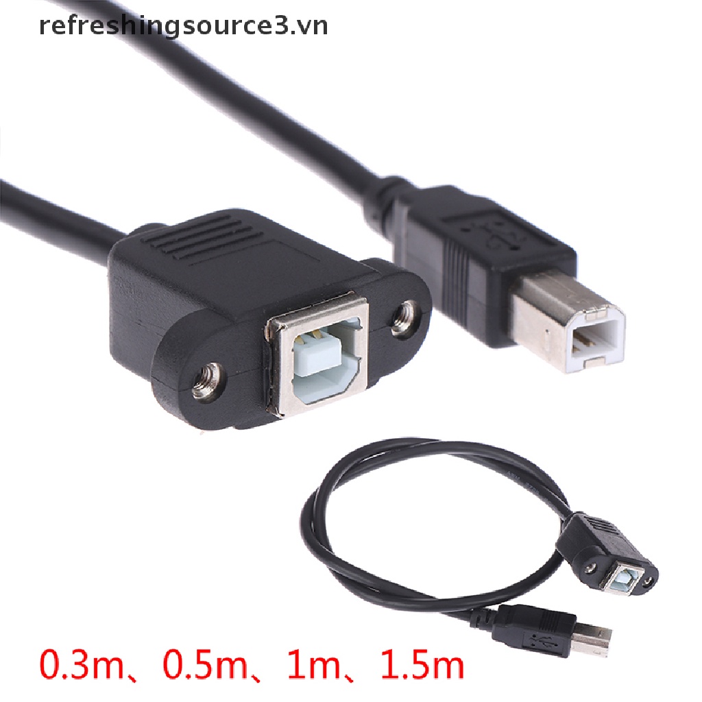 Dây Cáp Nối Dài Usb 2.0 Type B Male Sang Type B Female Kèm Bảng Điều Khiển