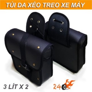 túi da treo hông xe máy moto nha ae(1cặp)