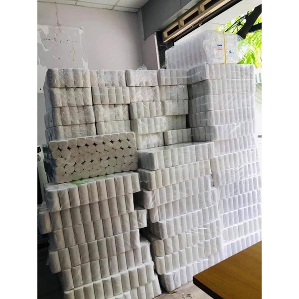 Bịch 50 Cuộn Giấy Vệ Sinh Không Lõi / 3 Lớp / Siêu Tiết Kiệm Siêu Rẻ