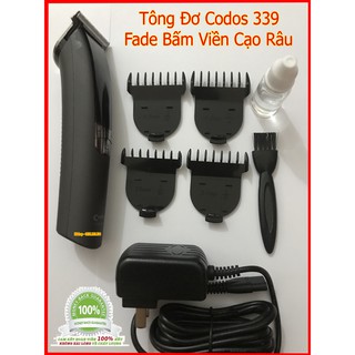 Tông Đơ Codos 339 Fade Bấm Viền Cạo Râu (Tặg Bánh iChi, Lưỡi D0rco)