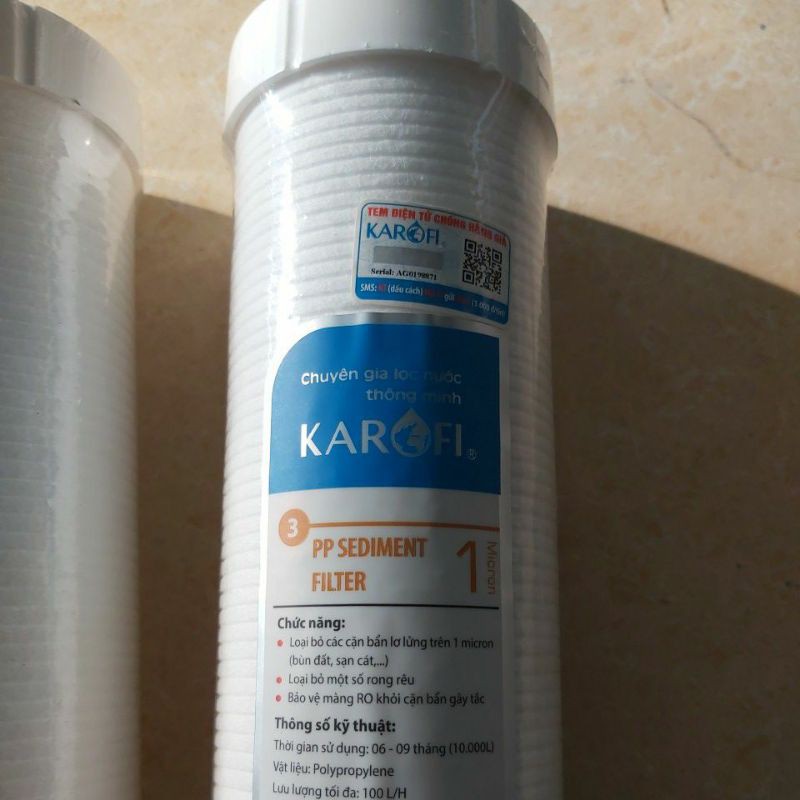 lõi lọc nước số 3 karofi, lõi lọc nước cho máy ro [ Giá khuyến mãi] | BigBuy360 - bigbuy360.vn