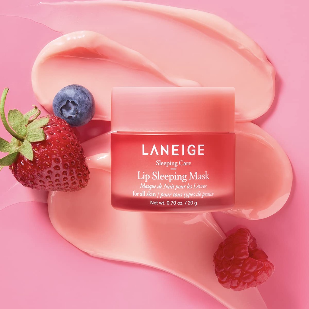 Mặt nạ ngủ môi Laneige Lip Sleeping Mask Berry làm mềm môi BeeSkincare