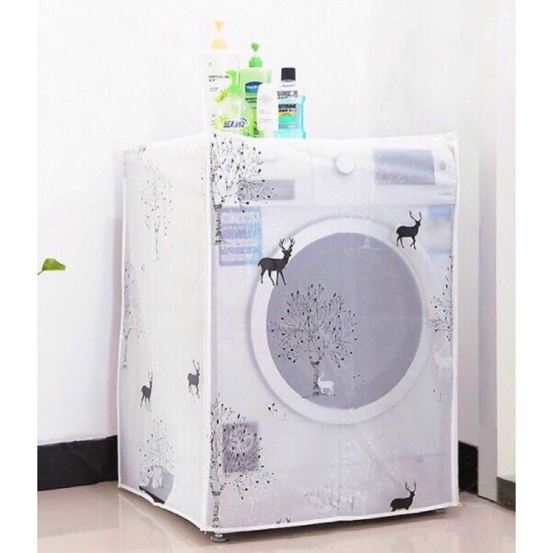 bọc máy giặt lụa satin chống thấm mẫu mới 2020