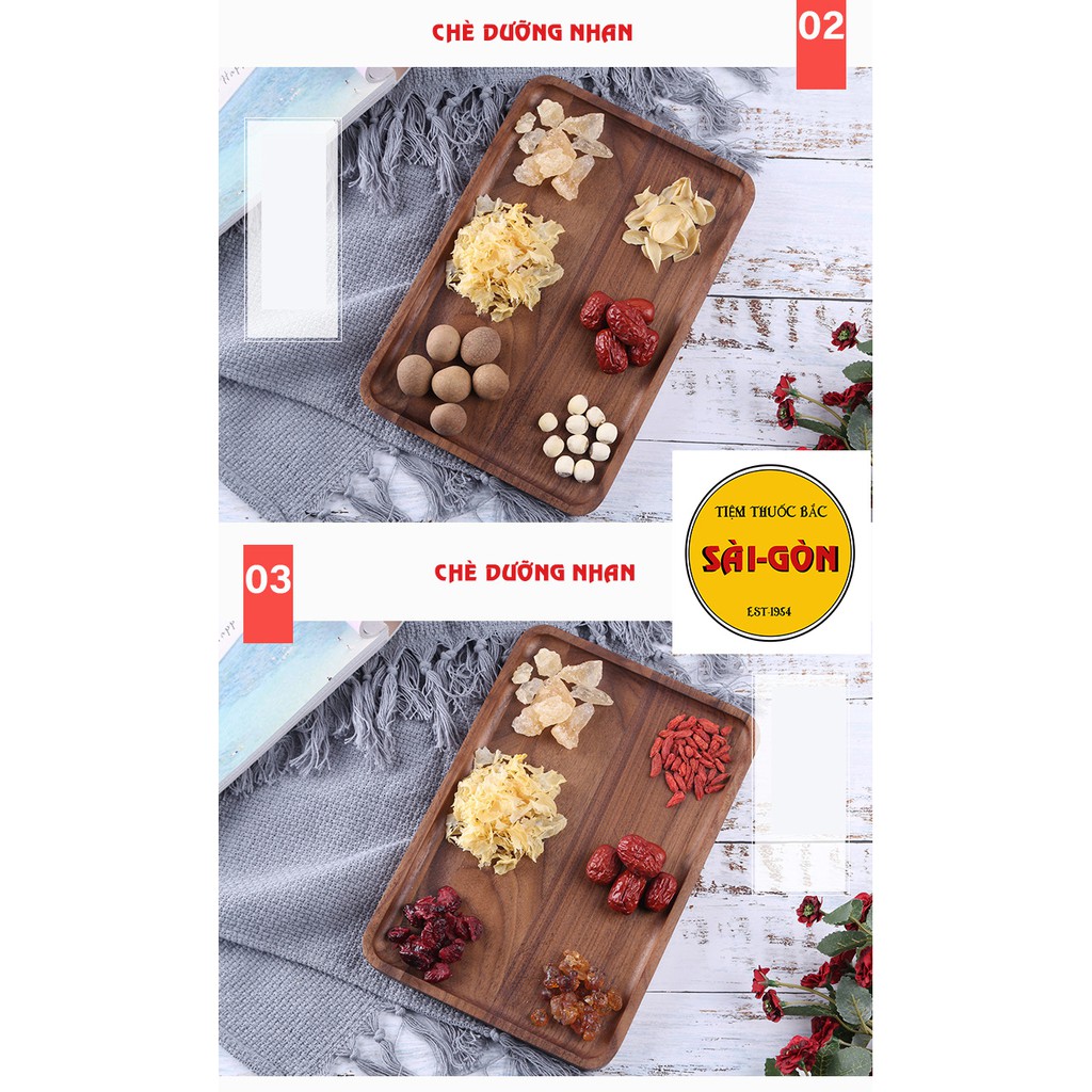 Chè Dưỡng Nhan 11 vị - Set nấu 2 chén