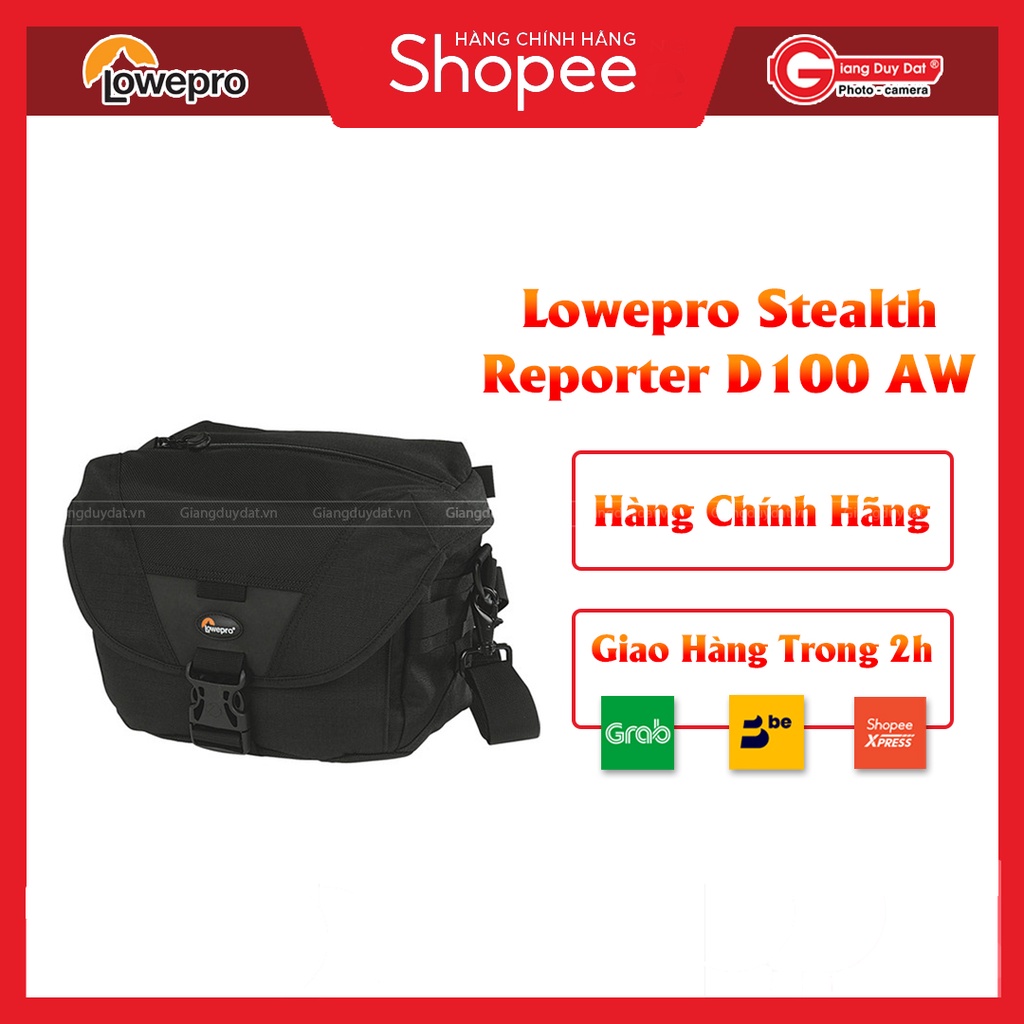 Túi Đựng Máy Ảnh Đeo Vai Lowepro Stealth Reporter D100 AW - Chính Hãng