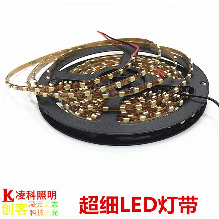 Cuộn Dây Đèn led 12v Siêu Mỏng 3mm 3528 Siêu Nhẹ Siêu Mềm