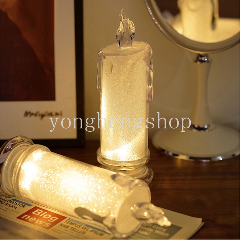 Đèn LED Hình Nến DIY Sáng Tạo Lãng Mạn Trang Trí Nhà Cửa/Sự Kiện
