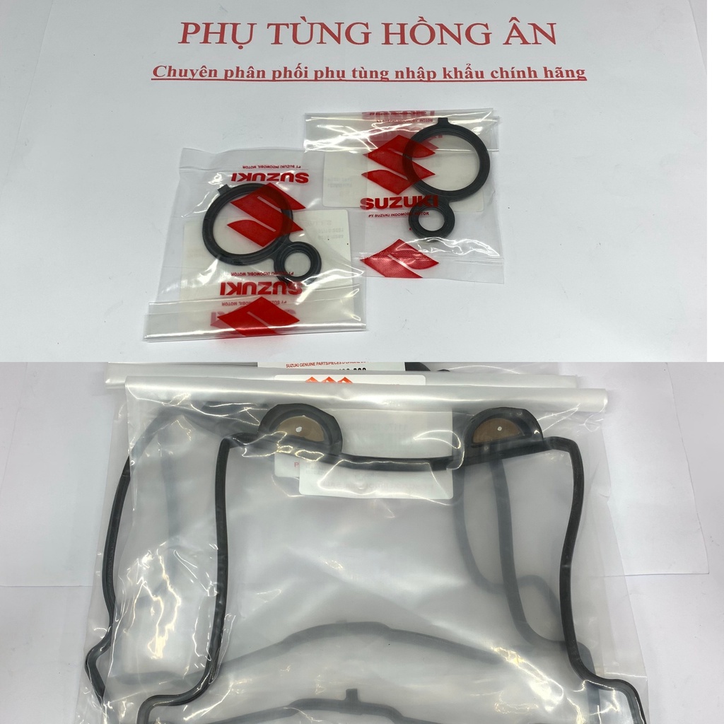 Bộ ron cao su nắp đầu bò Raider Fi, Satria Fi, GSX 150, Bandit 150 nhập khẩu chính hãng Suzuki Indonesia - PT HỒNG ÂN