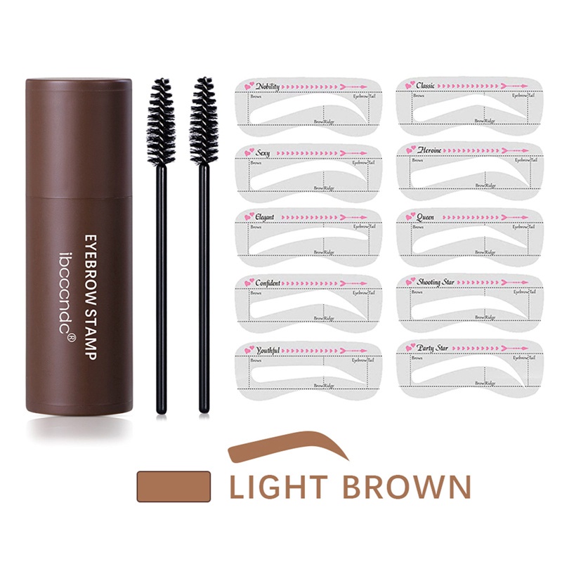 Bộ bút chì kẻ lông mày Eyebrow STAMP kèm thẻ định hình lông mày | BigBuy360 - bigbuy360.vn