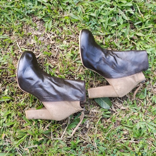 Boots Bốt size 36 Da thật second-hand B083- Đồ Si Bon