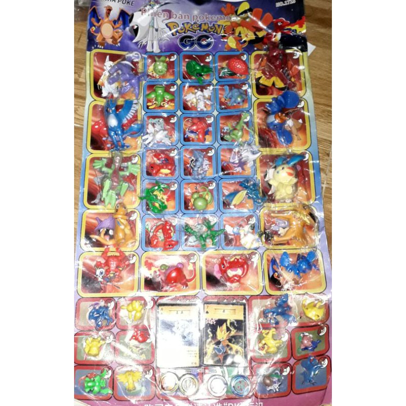 Sét bộ mô hình pokemonpk bằng nhựa có 3 size 1718