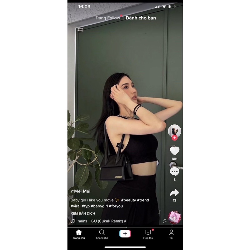 Túi đeo chéo JACQUEMUS mini quai xoắn hothit hàng đẹp fullbox