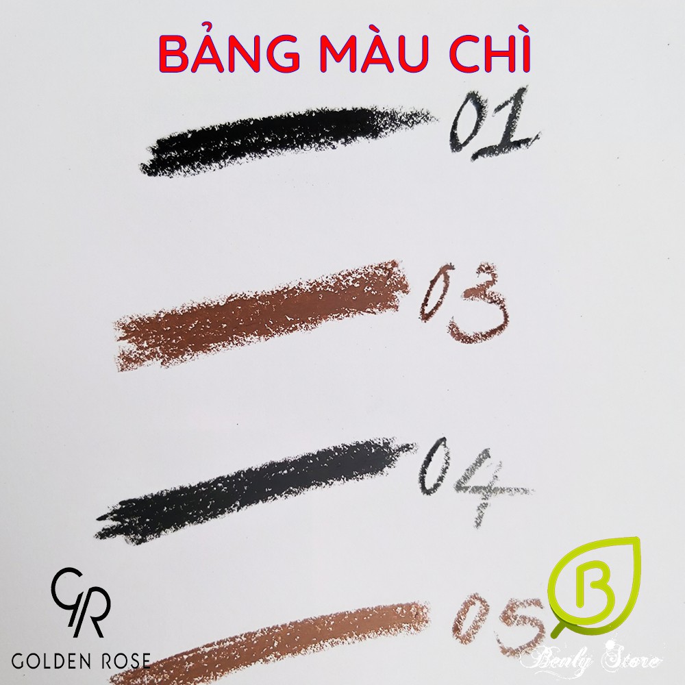 CHÌ KẺ MÀY 3D LÂU PHAI GOLDENROSE | BigBuy360 - bigbuy360.vn