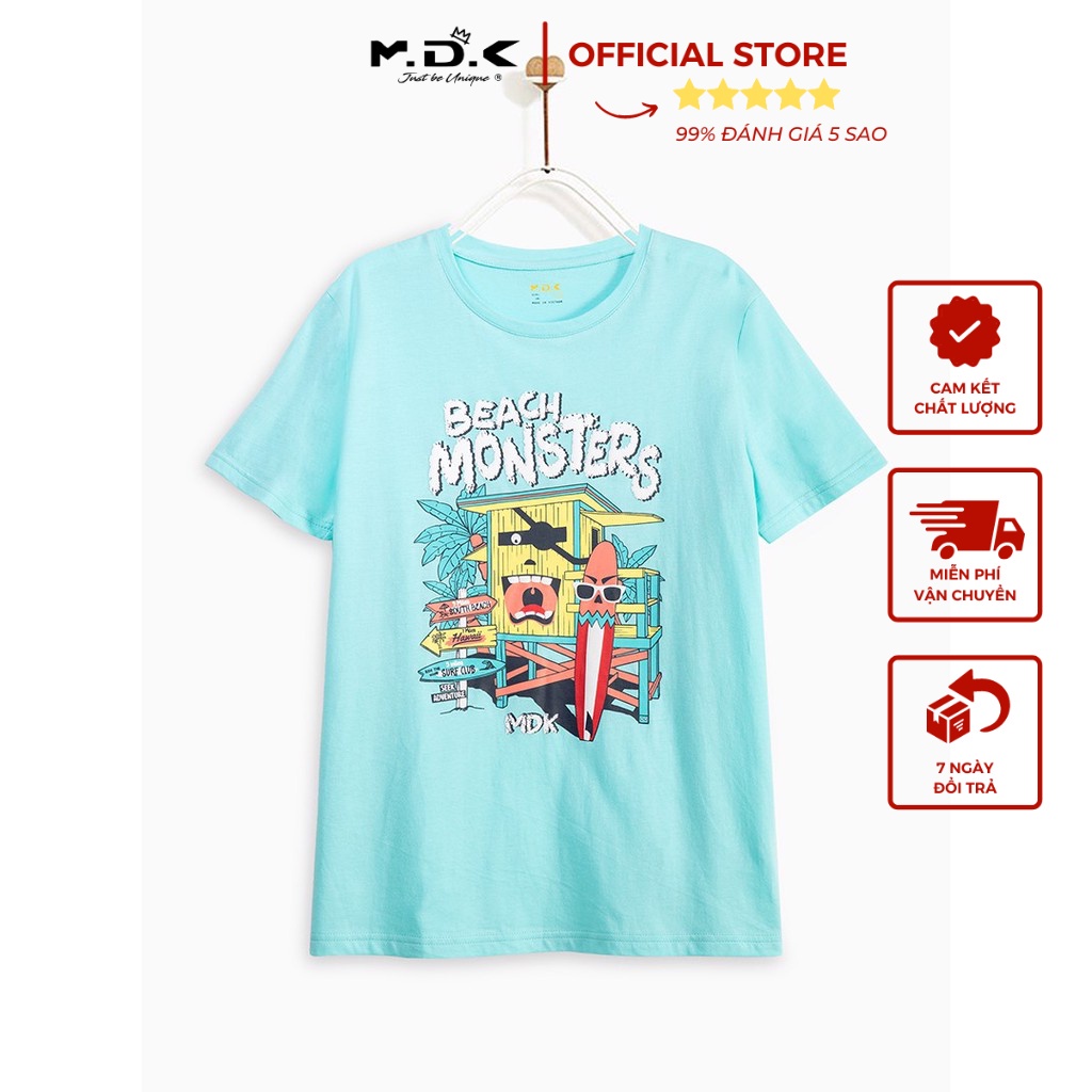 Áo Thun Trẻ Em Trai M.D.K Beach Monster T-shirt M.D.K - chất liệu cotton mềm mại, thoáng mát