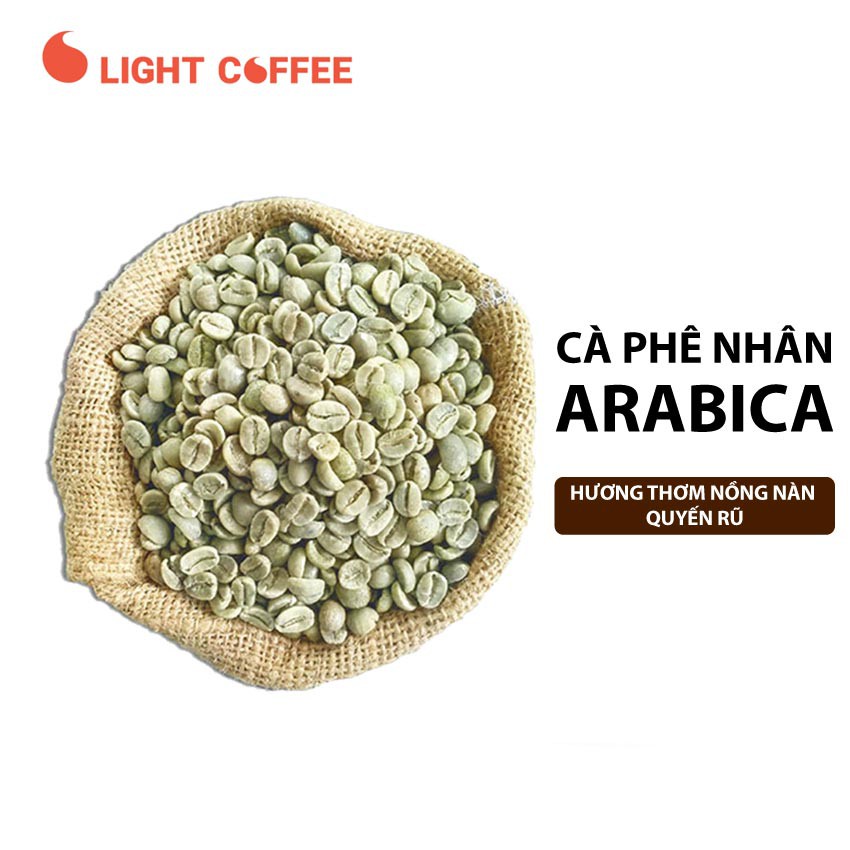 Cà phê nhân Arabica - 1kg - Light Coffee - Cà phê hạt nguyên chất hảo hạng