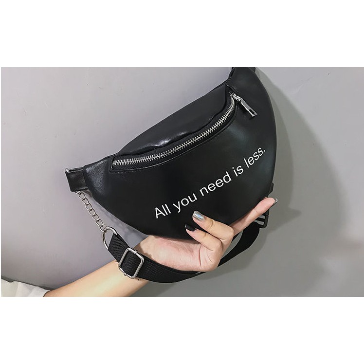 Túi Đeo Bụng, Đeo Ngang, Đeo Chéo Da Nam Nữ - DB003