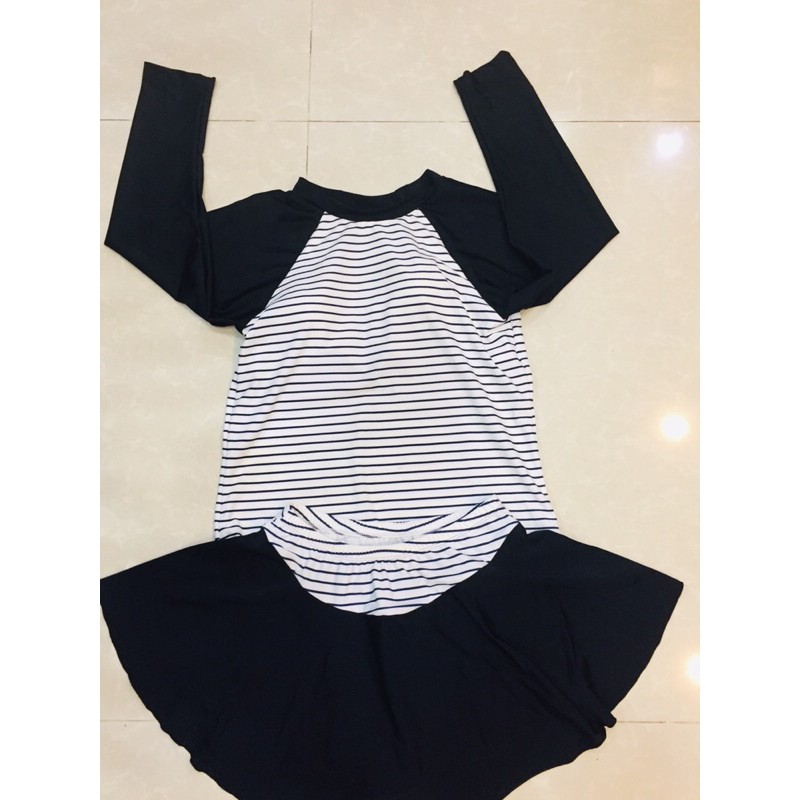 áo tắm dài tay mix chân váy size xxl | BigBuy360 - bigbuy360.vn