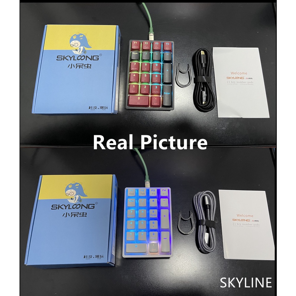 Bàn phím rời Skyloong GK21S GK21 SK21S SK21 Bluetooth 5.1 tiện dụng