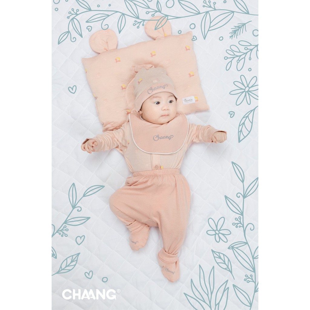 Set quần cho bé sơ sinh Lake hồng CHAANG