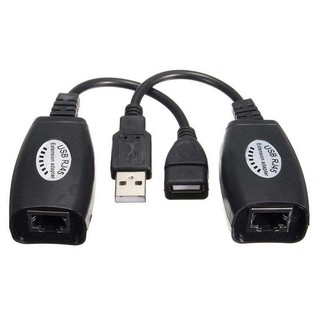 USB Extender 50M - Bộ Nối Dài Cáp USB bằng Dây LAN