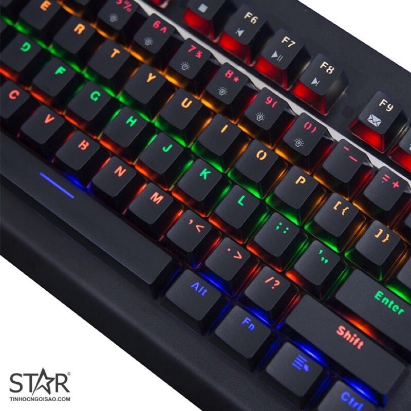 Bàn Phím Cơ MK918 Gaming - Chơi game cực chất ( BH 12 Tháng )