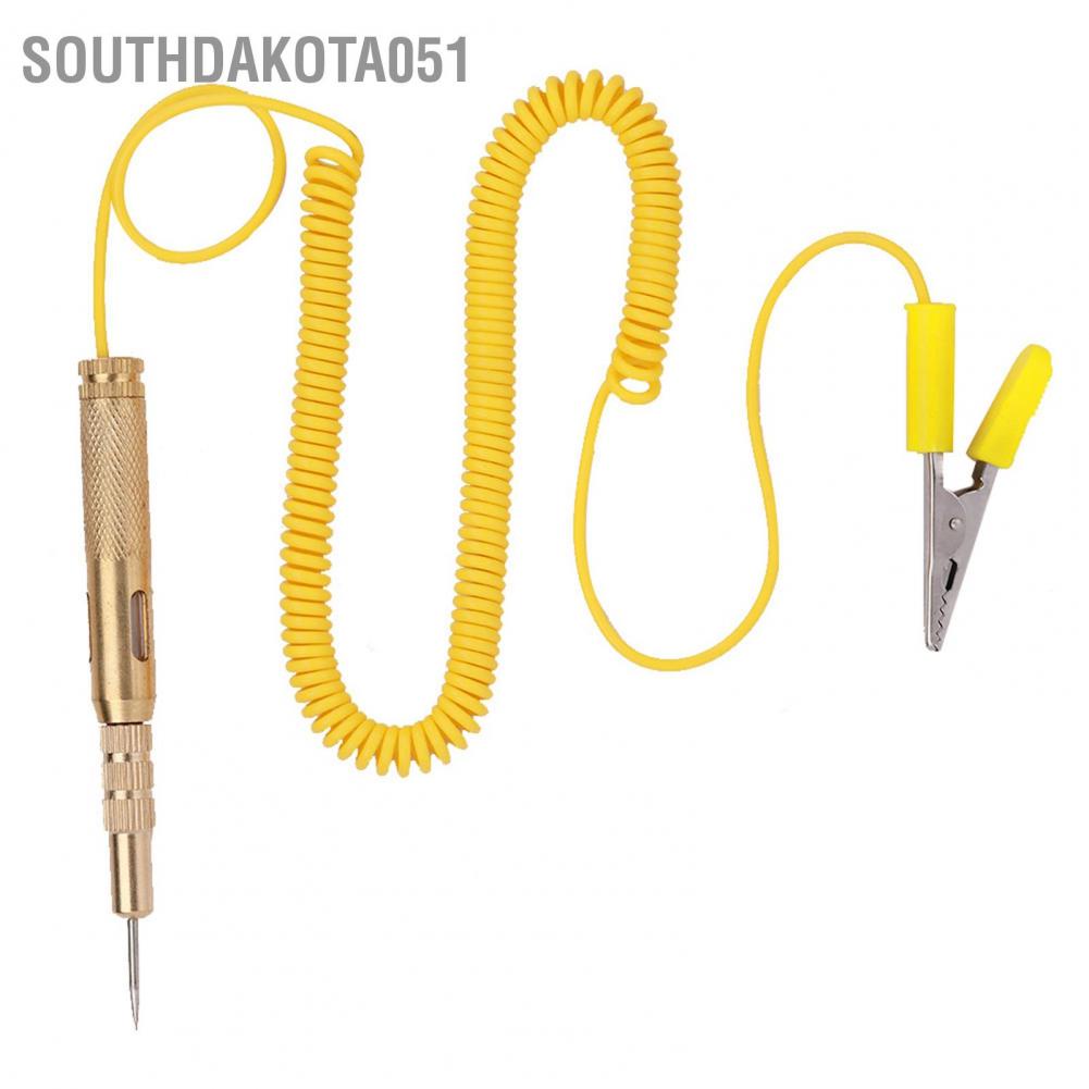 Bút kiểm tra điện áp đèn vàng cho mạch xe ô tô DC 6V 12V 24V