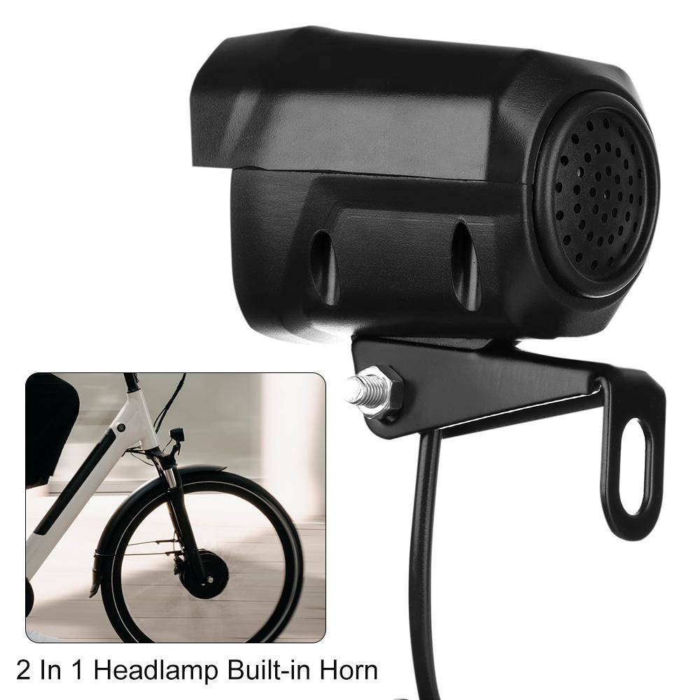 MUVAKO Đèn Pha LED 2 Trong 1 Chống Nước Phong Cách Retro Cho Xe Đạp Điện