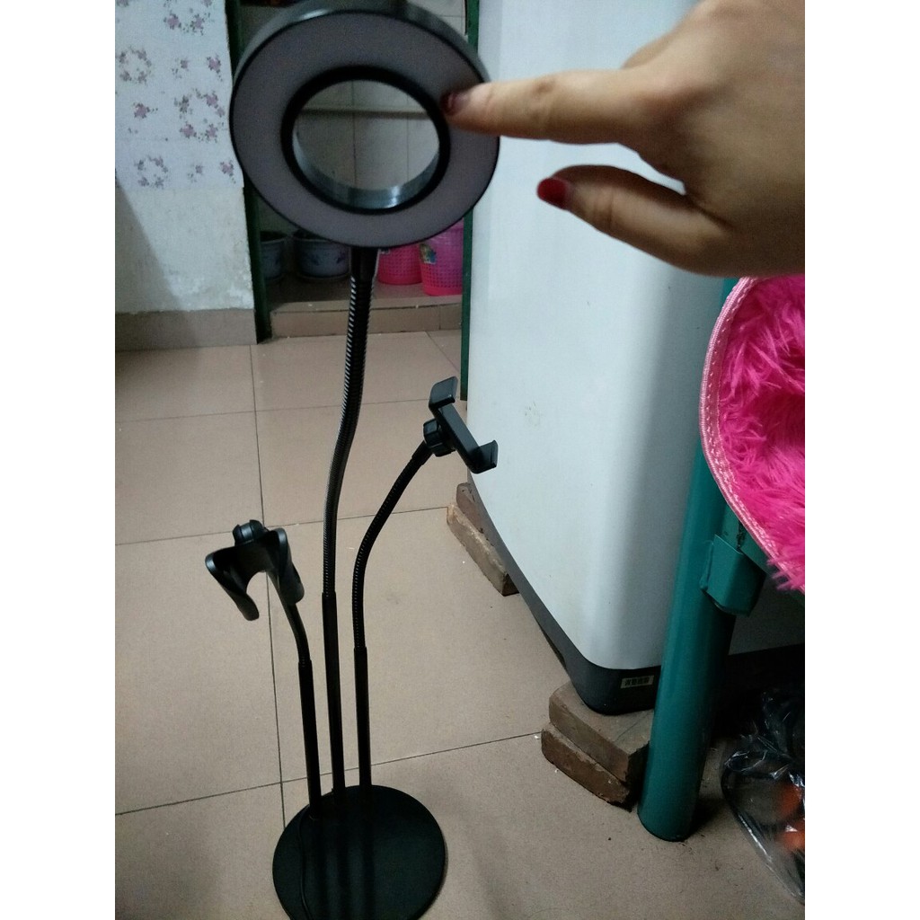 Cây livestream 3in1 có đèn hỗ trợ livestream, selfie, tiktok, videocall | BigBuy360 - bigbuy360.vn