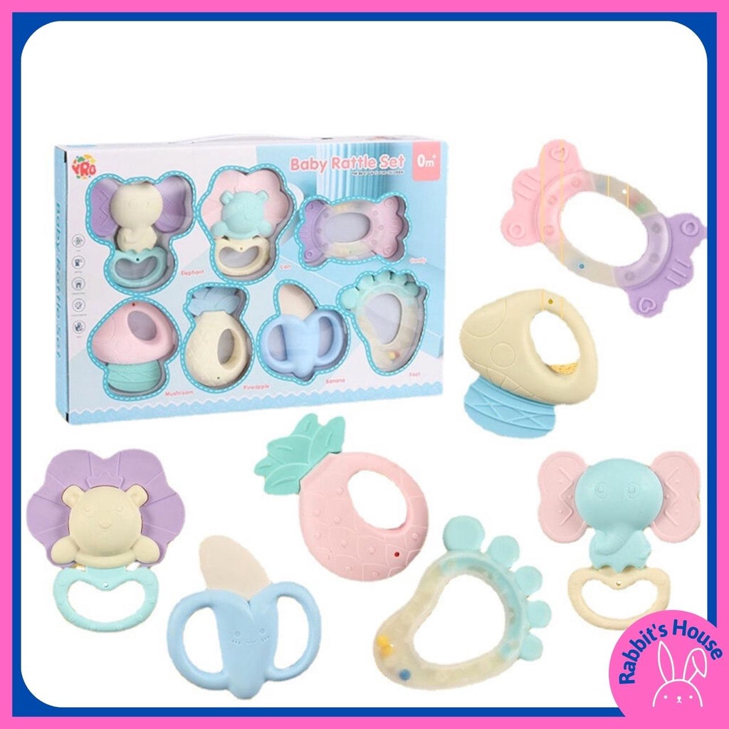 Set 10 món đồ chơi xúc xắc gặm nướu cho bé 9 BABY