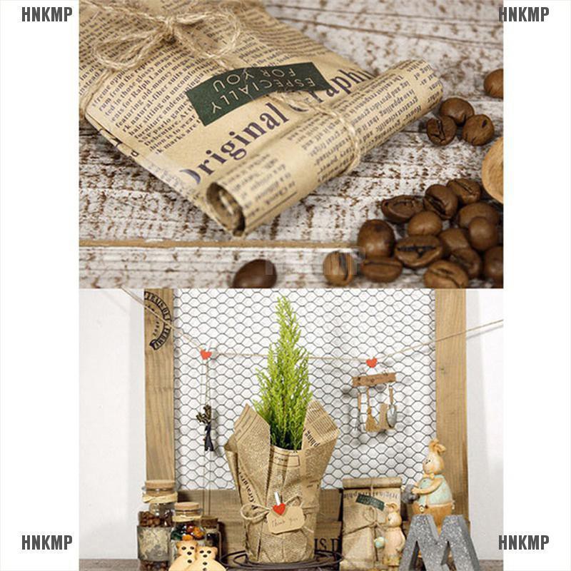 Giấy gói quà kiểu dáng báo giấy phong cách vintage HNKMP