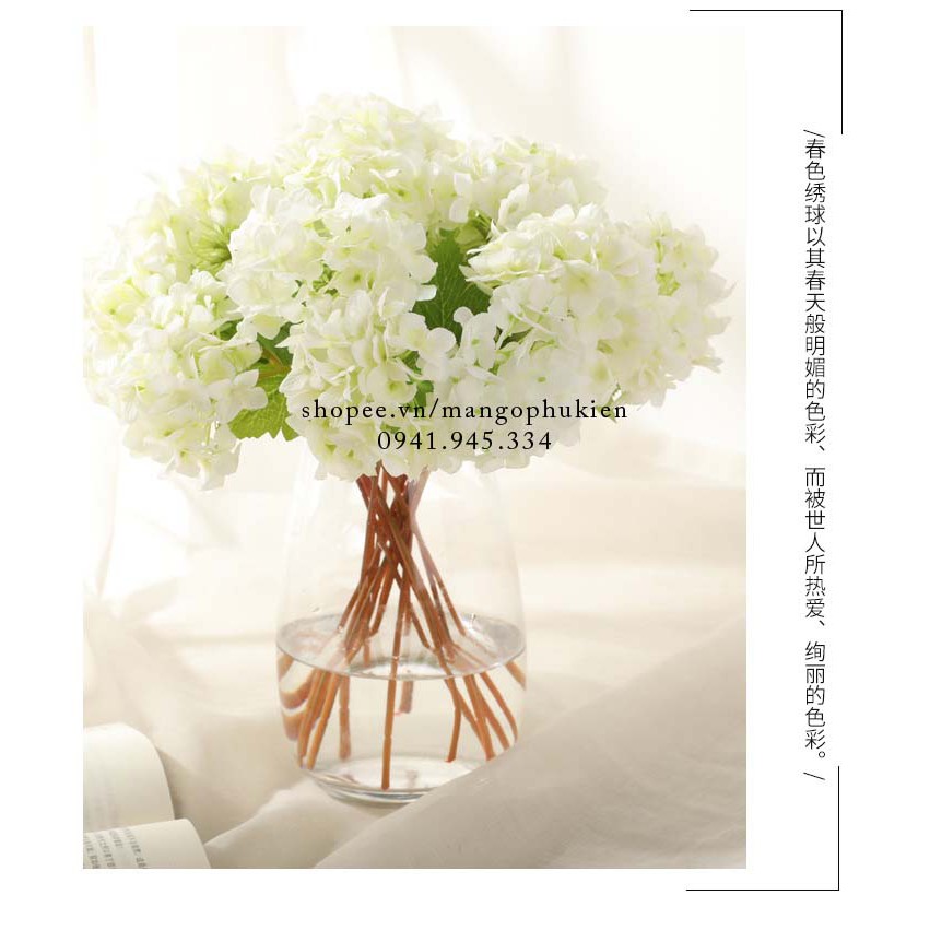 Hoa cẩm tú cầu nhỏ décor chụp ảnh