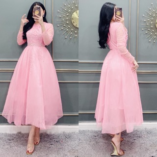 ĐẦM XOÈ CÔNG CHÚA TAY DÀI KẾT HẠT - ảnh thật 100% 7 màu