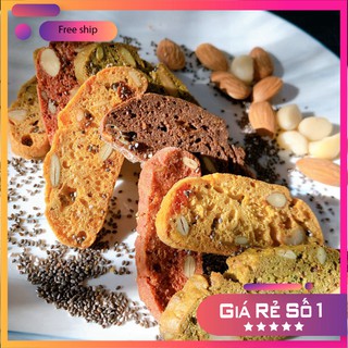 Biscotti : Bạn nào thích ăn Bicostti Mix vị chuẩn healthy thì vào đây nhé