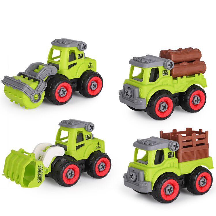 Xe đồ chơi mô hình ô tô tháo lắp dễ dàng hiệu Híp's Toys MODEL 996E bằng nhựa