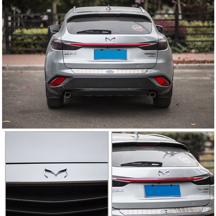 Miếng Dán Kim Loại Hình Dơi 3D Trang Trí Xe Hơi Mazda 3 5 6 CX3 CX5 CX7 CX9