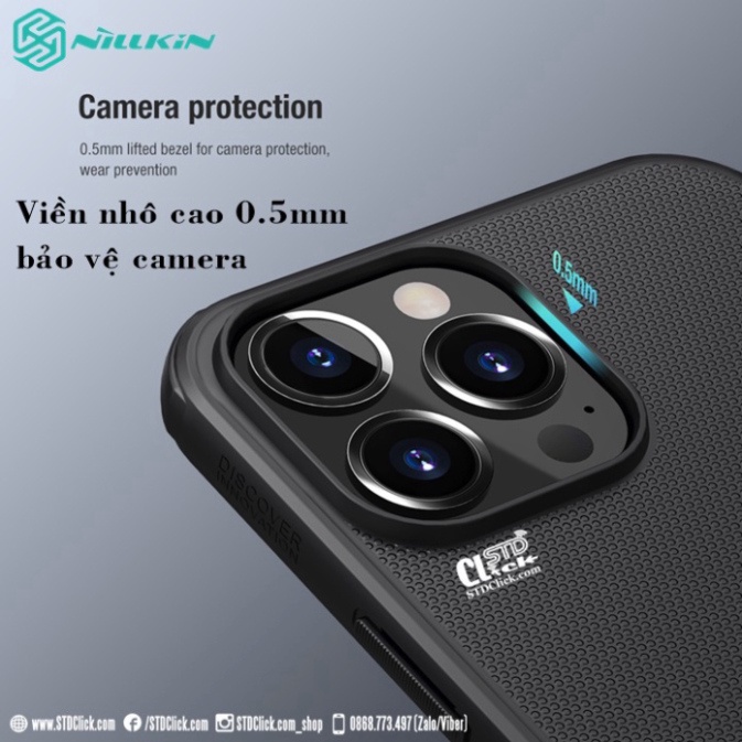 ỐP LƯNG IPHONE 14 PRO MAX NILLKIN NHỰA CỨNG VIỀN DẺO CHÍNH HÃNG - HÀNG CHUẨN