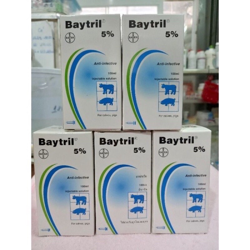 Baytril 5% của thái lan chai 100ml