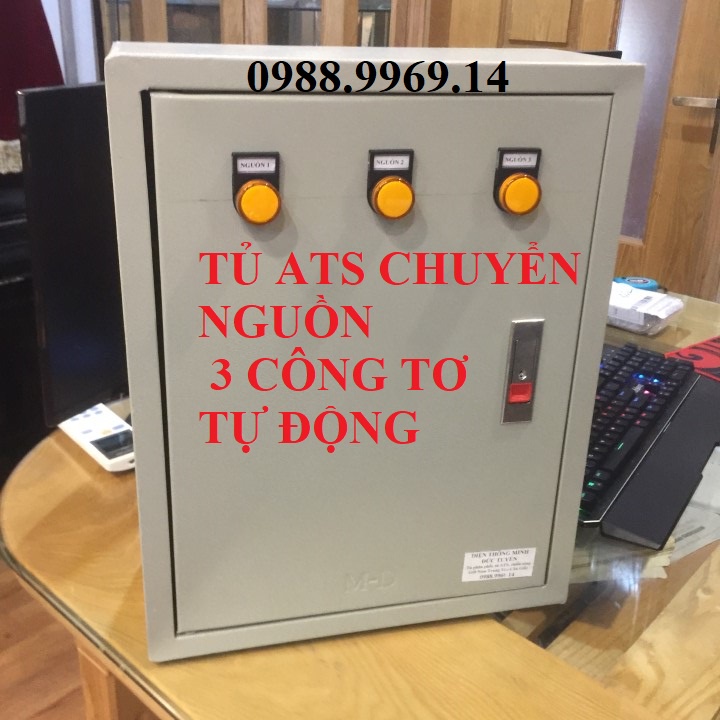 TỦ ATS CHUYỂN NGUỒN 3 CÔNG TƠ TỰ ĐỘNG