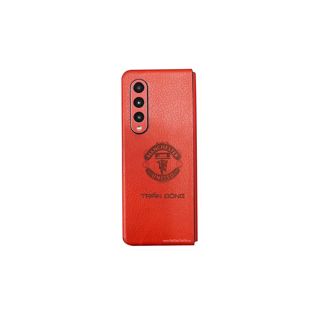 Miếng dán da full viền điện thoai Samsung Z Fold 3  – Da bò thật 100% - chính hãng Nét Đẹp Tinh Tế