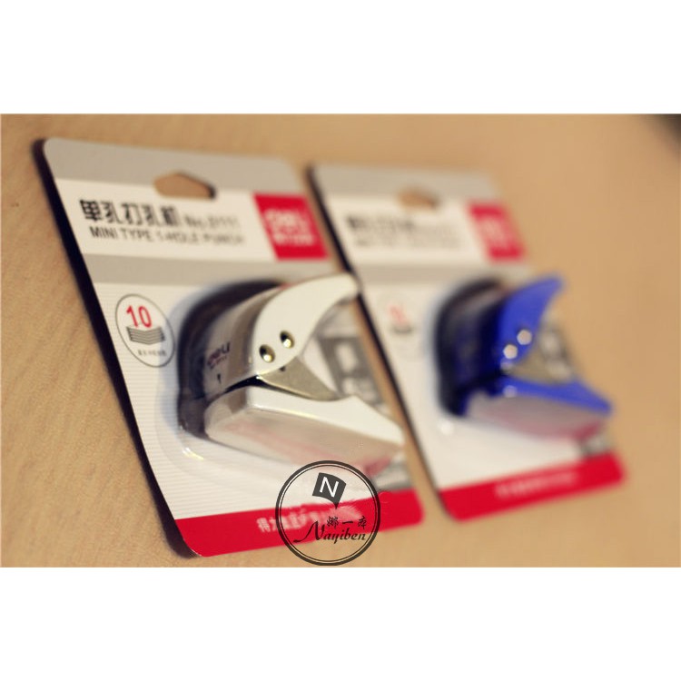 Bấm lỗ giấy, bìa, card các loại DELI No.0111