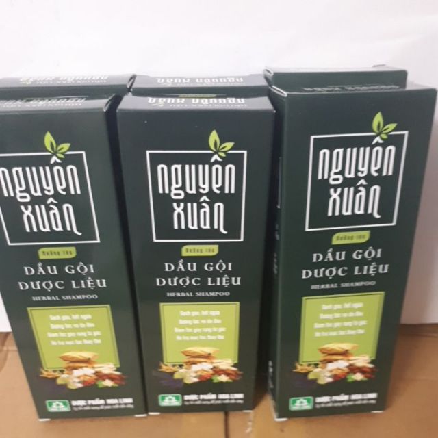 Combo 6 chai Dầu Gội dược liệu Nguyên Xuân dưỡng tóc (xanh): 200ml