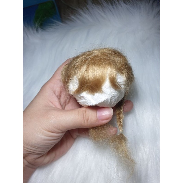 Wig mohair vàng