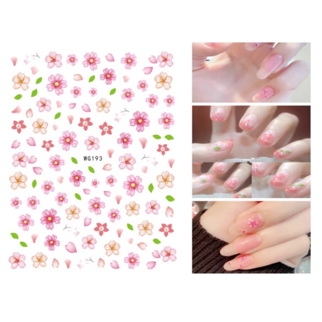 sticker trang trí nail