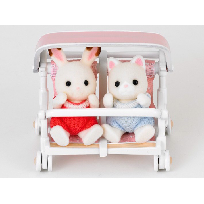 Đồ chơi Phụ kiện Xe đẩy đôi Sylvanian Families - không kèm nhân vật