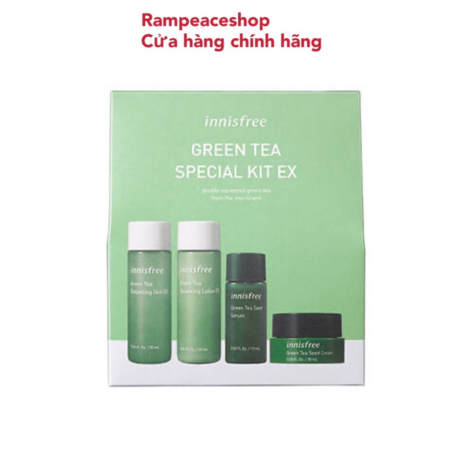 Bộ dưỡng da trà xanh Innisfree Green Tea Special Kit 4 in 1