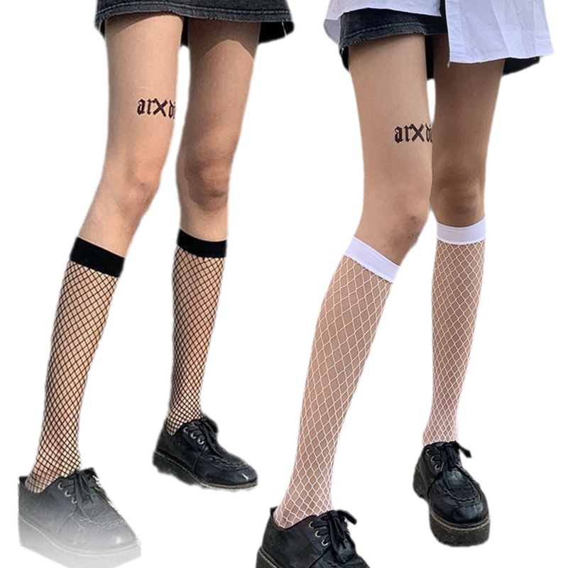 Vớ Lưới Dài Qua Gối Co Giãn Thời Trang Ngọt Ngào Cho Nữ